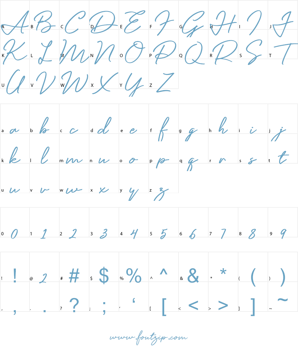 Mentawai Font Character