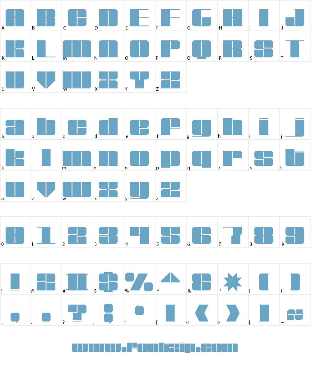 Bulwarx Font Character