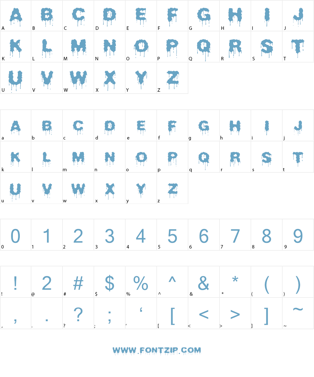 Beurk Font Character