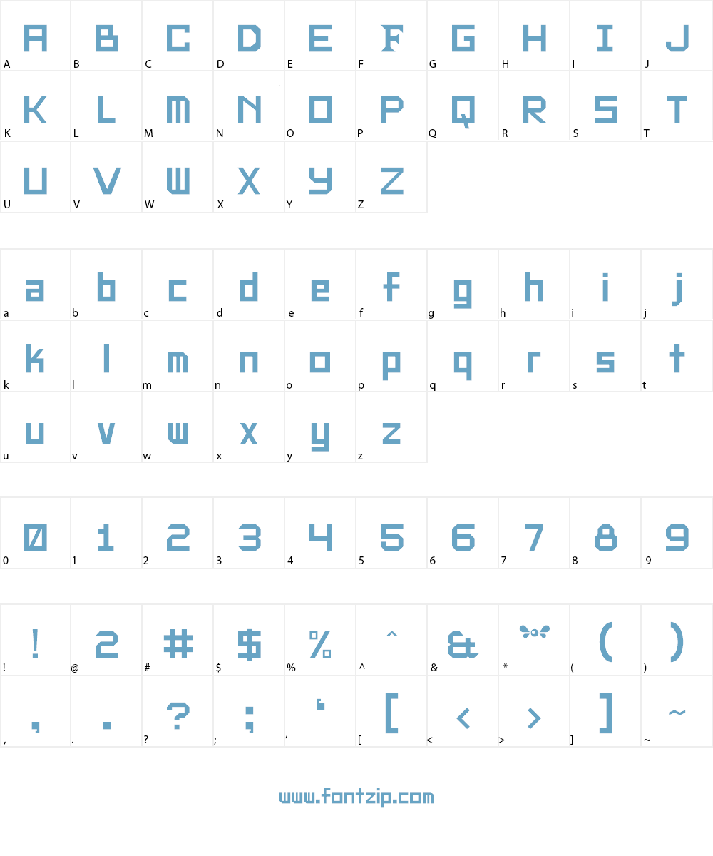 Fairune UI CHMC Font Character