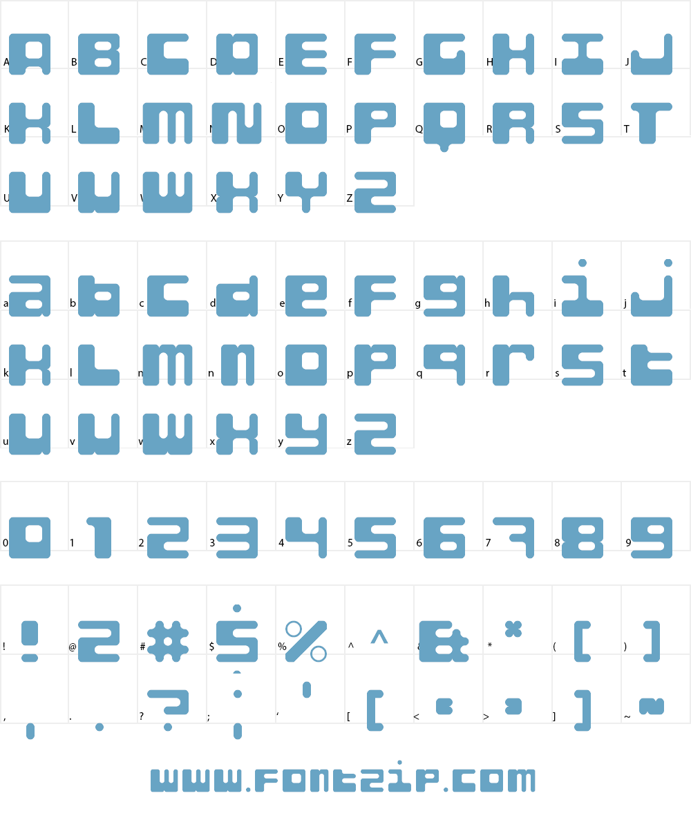 Lightbulb Ovens Font Character