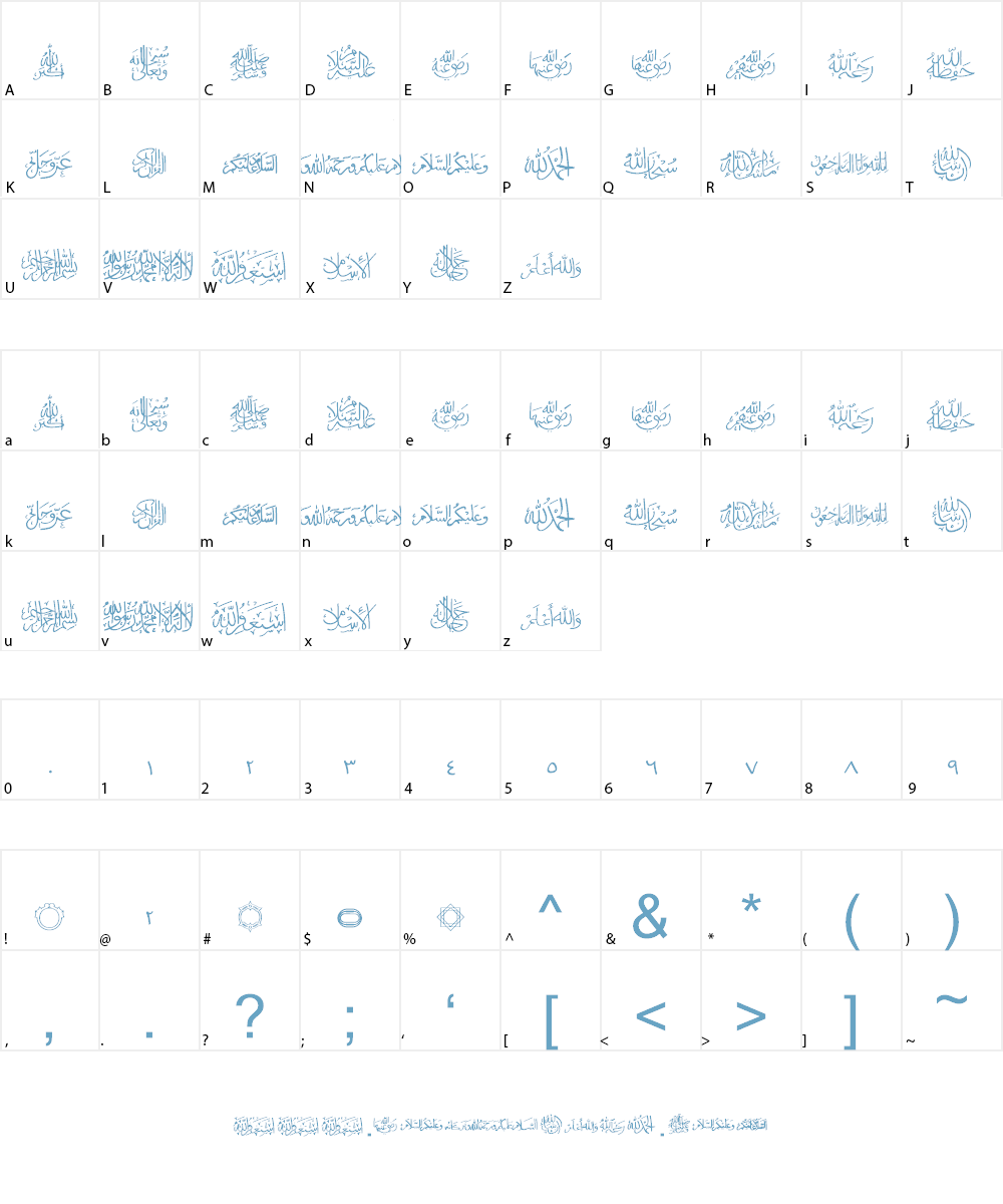 Lafadz Font Character