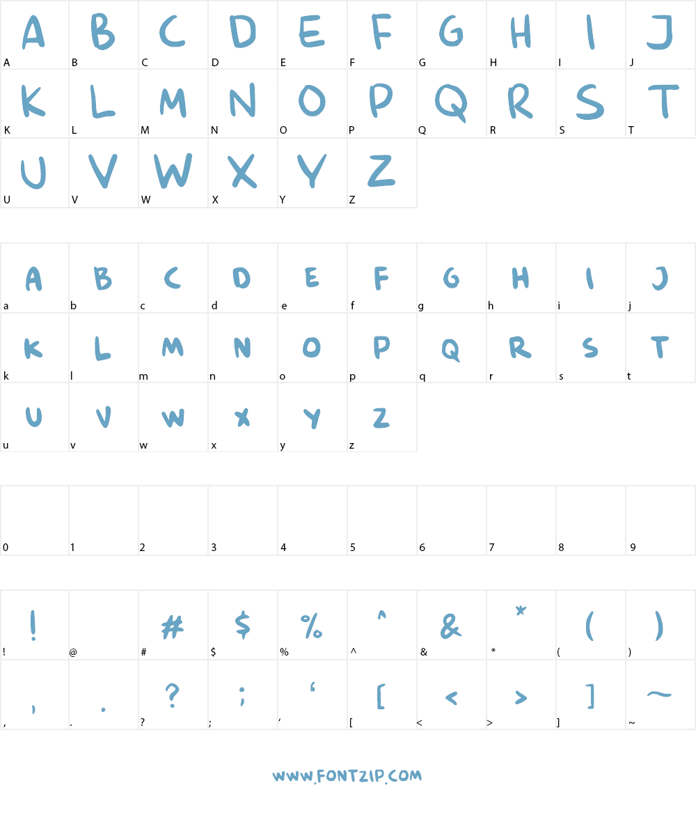Malin Kundang[Demo] Font Character