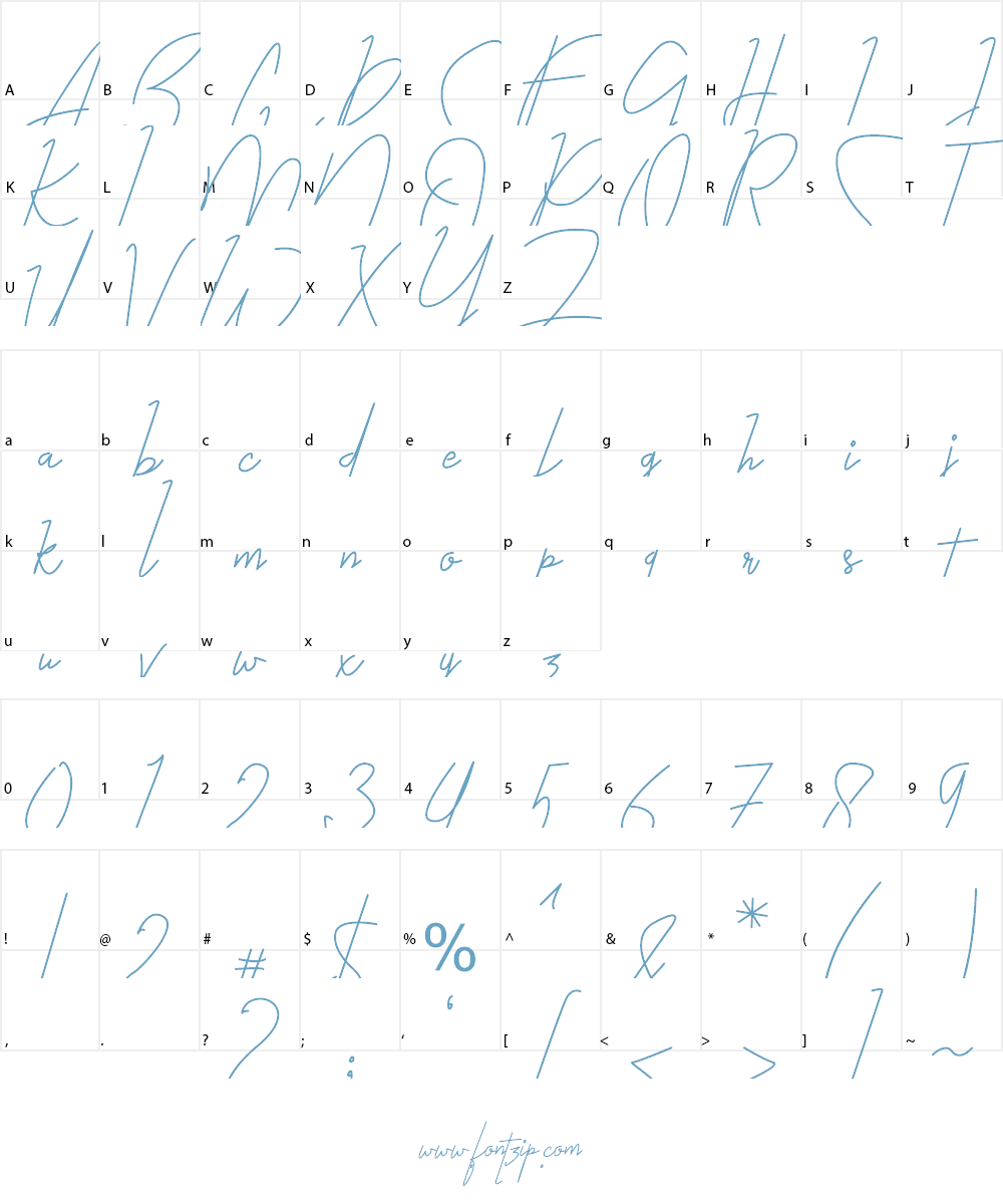 Bestlife Font Character
