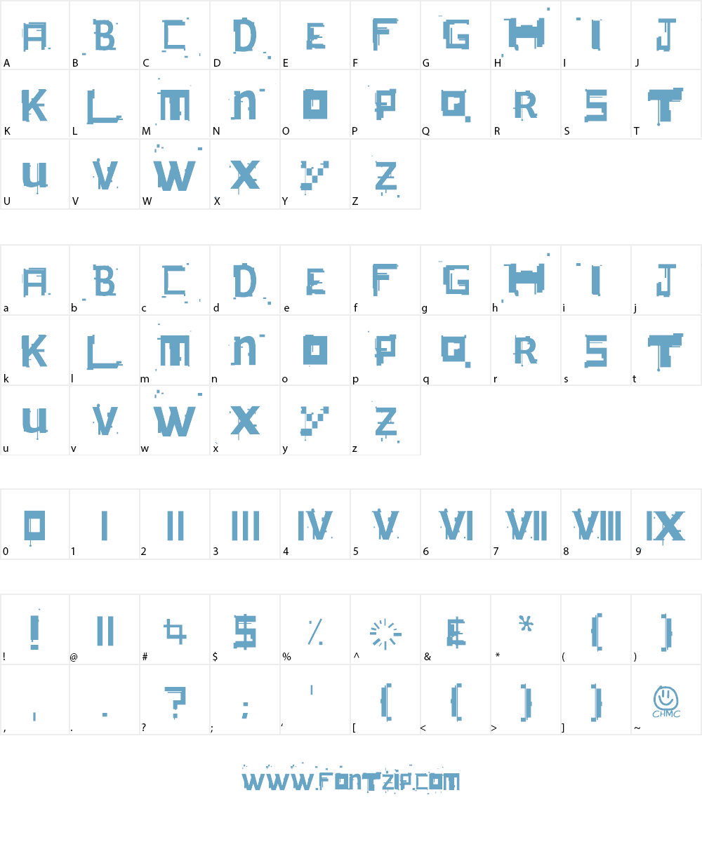 Trinitarian Rhapsody Font Character