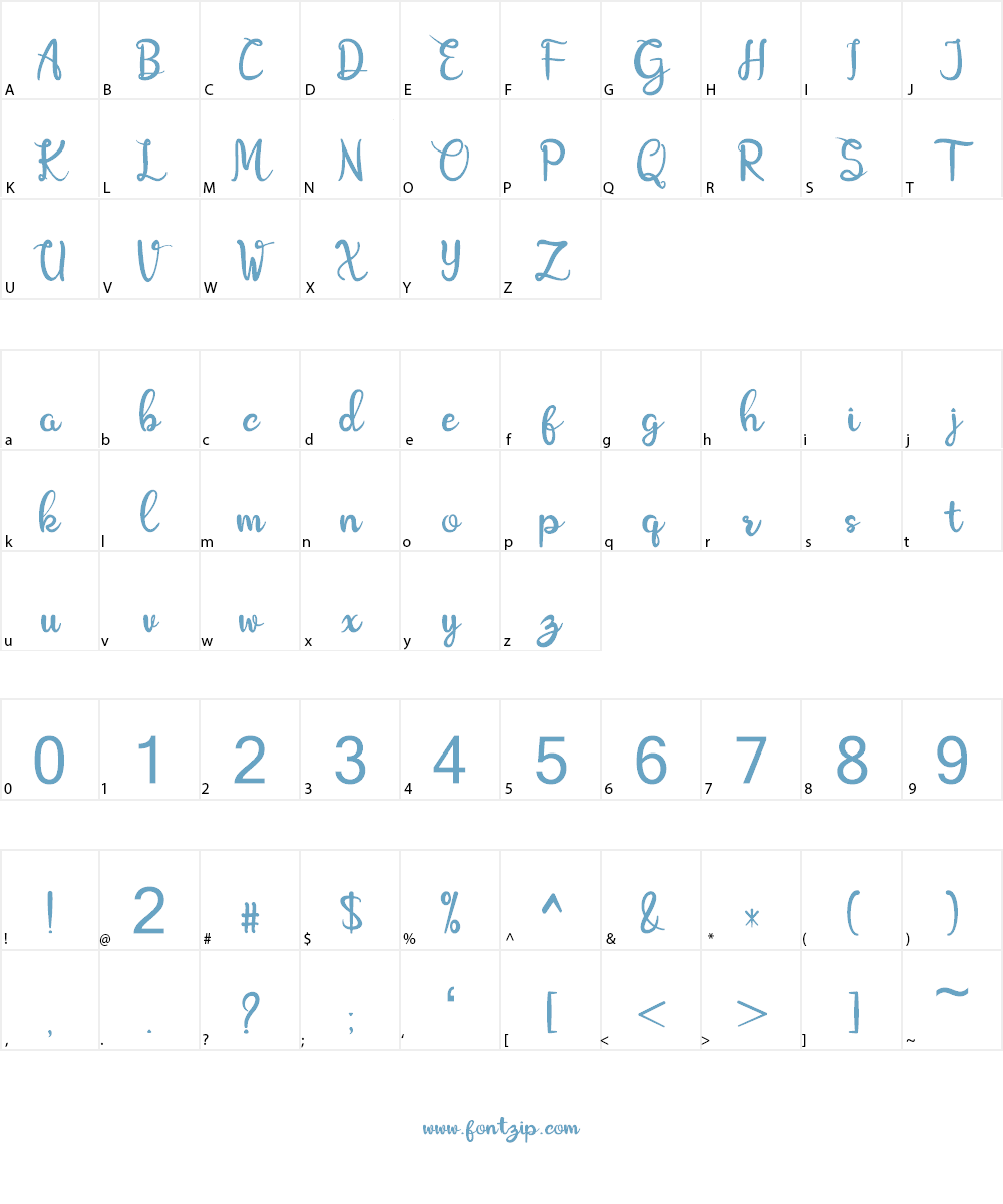 Amboeng Font Character