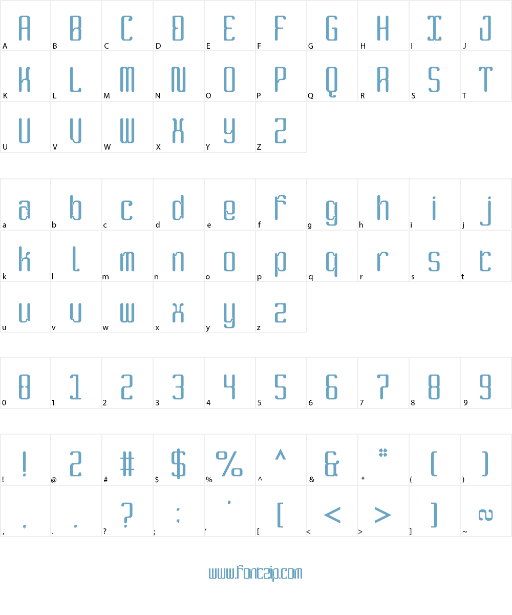 Metaversa Font Character