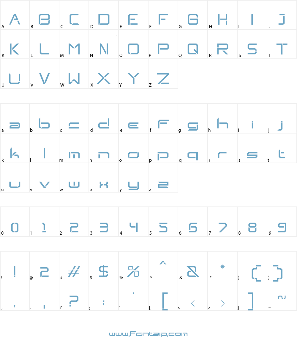Neptunes Font Character