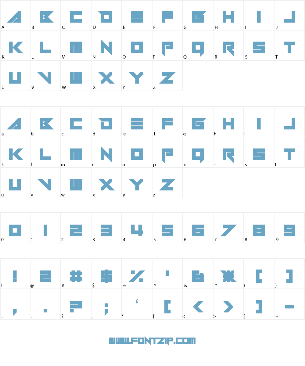 Serpentire Font Character
