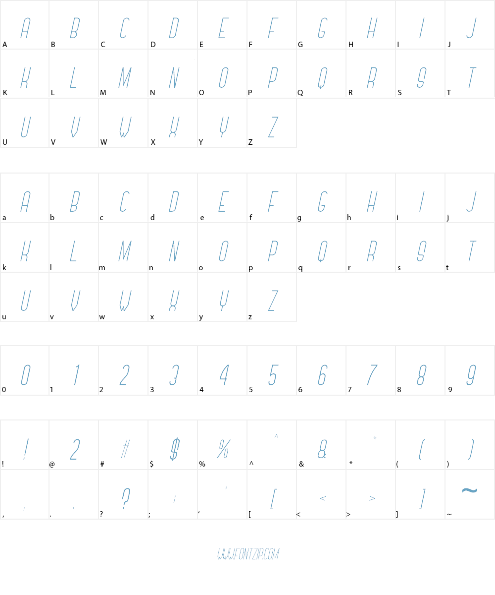 Versatylus Font Character