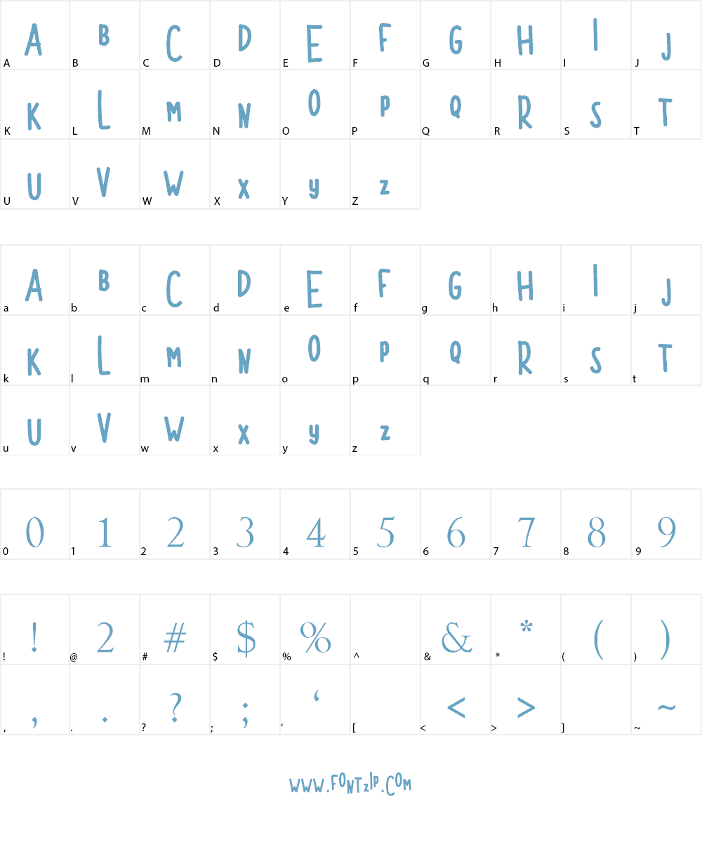 MORGENTA Font Character