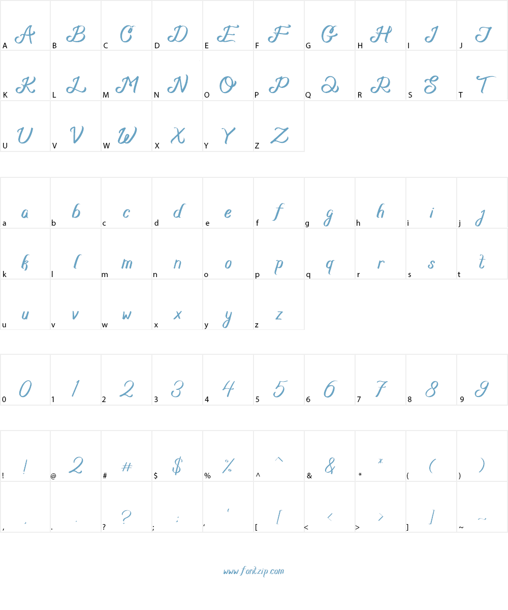 Basheera Font Character