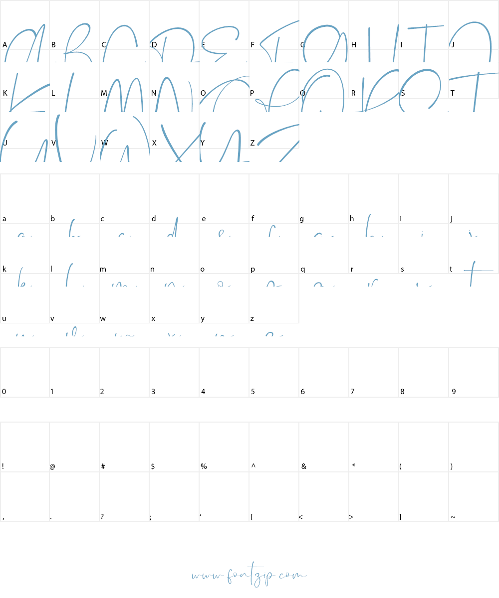 Appocalypse Font Character