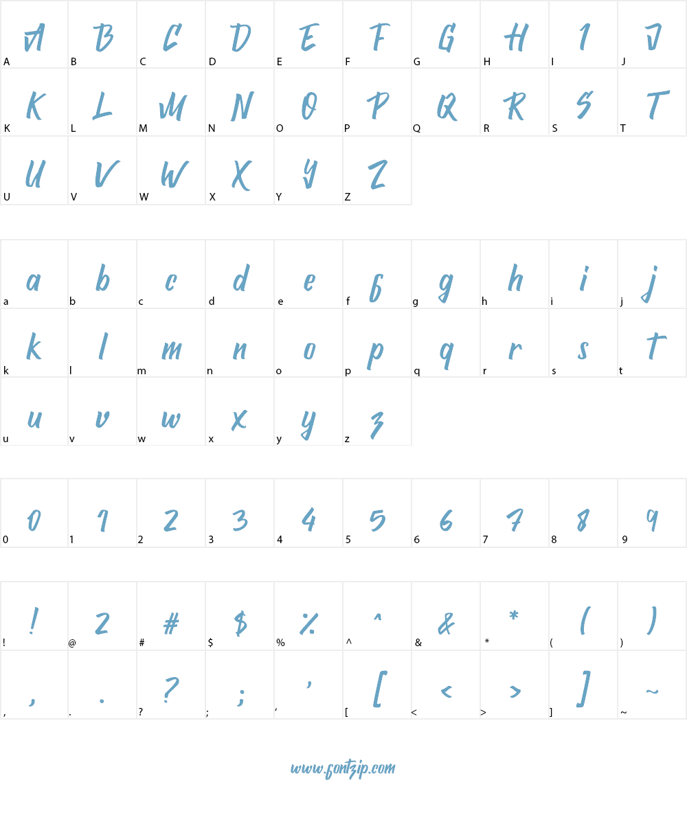 Attemptyon Font Character