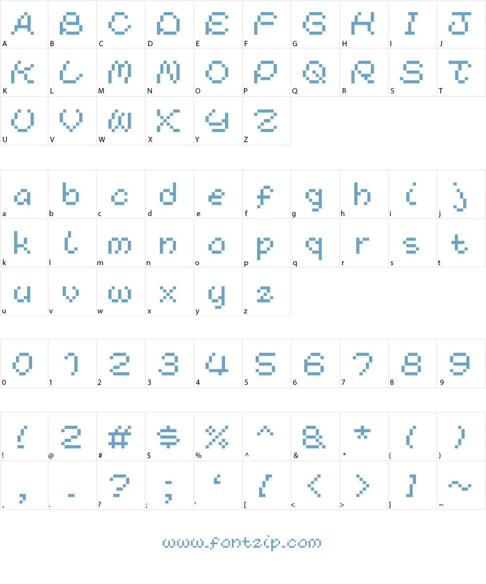 Princess Saves You Font Character