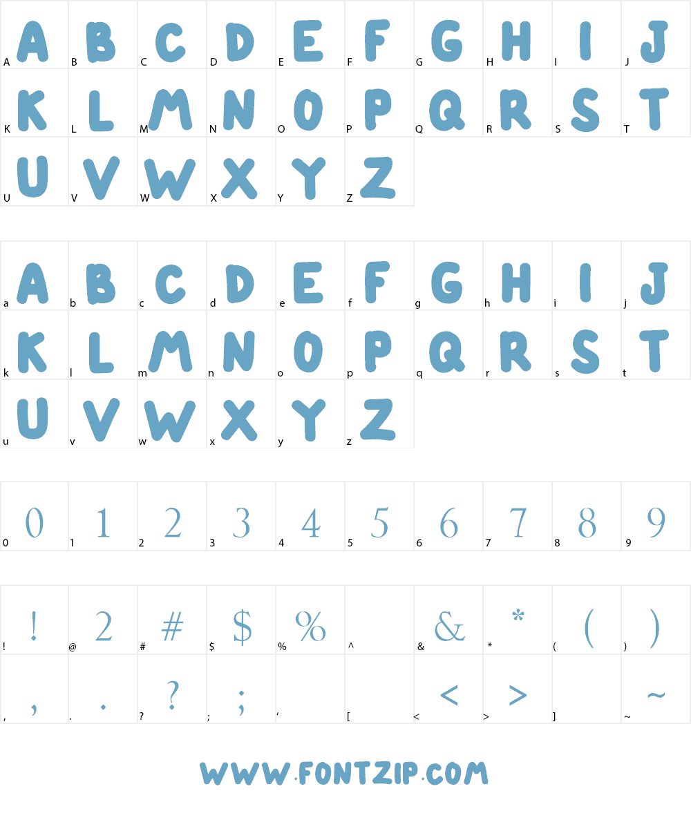 ETINNE Font Character