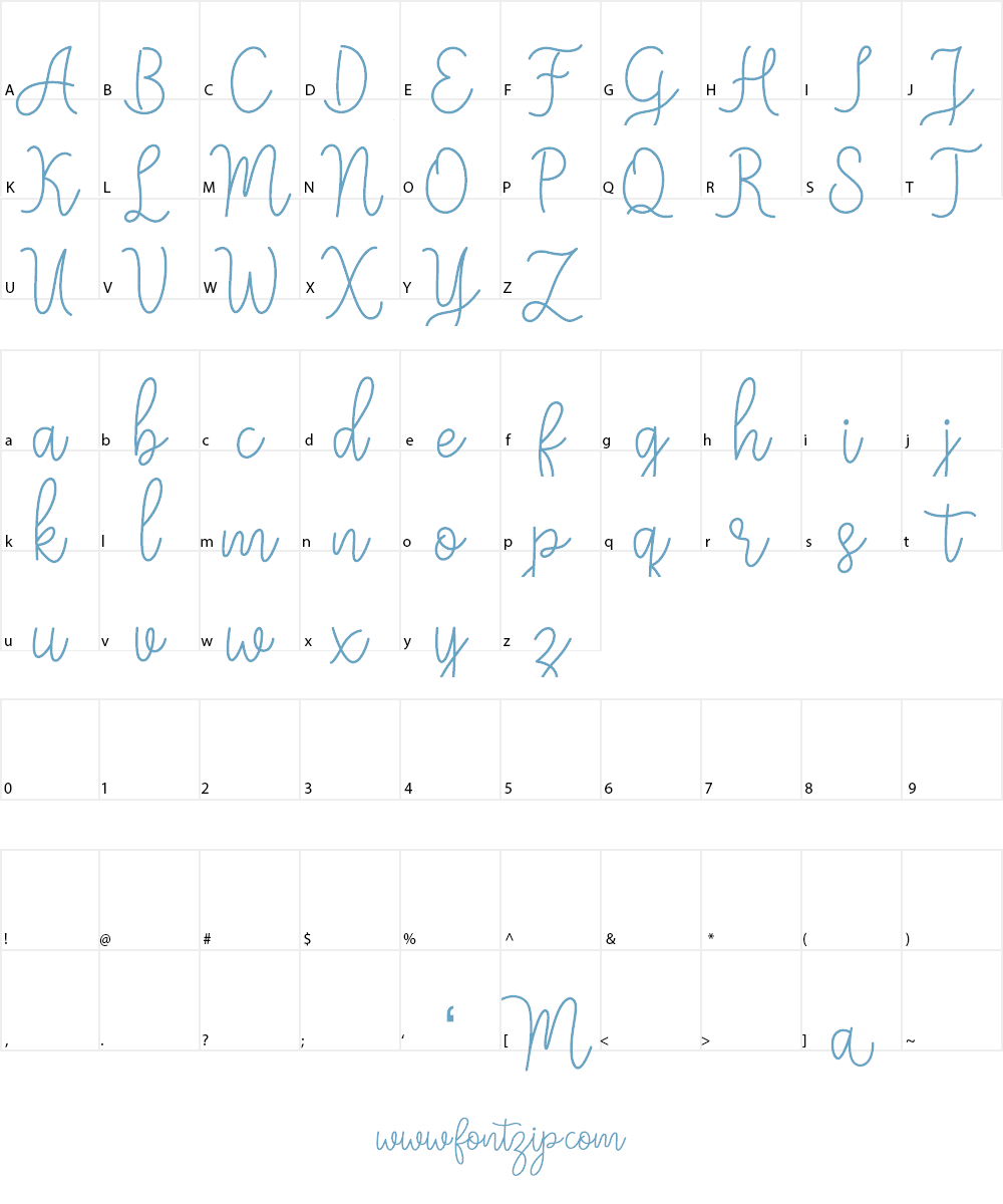 Meisha Font Character