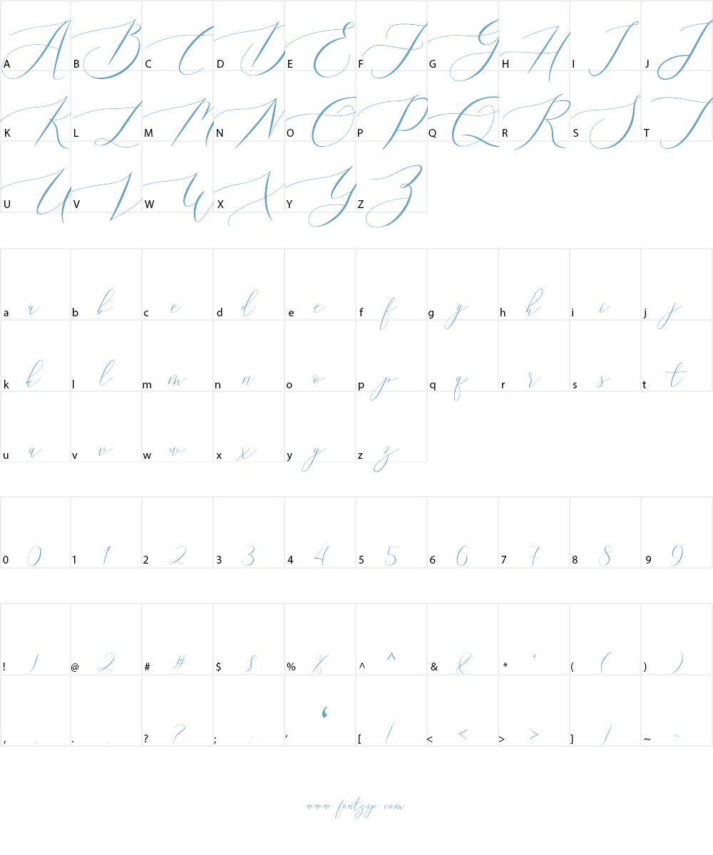 queenland Font Character