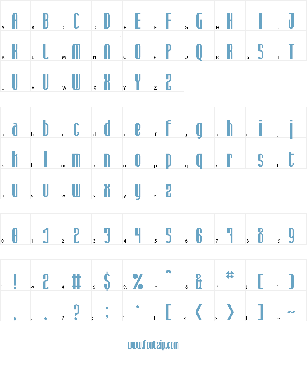 Ballotine Font Character