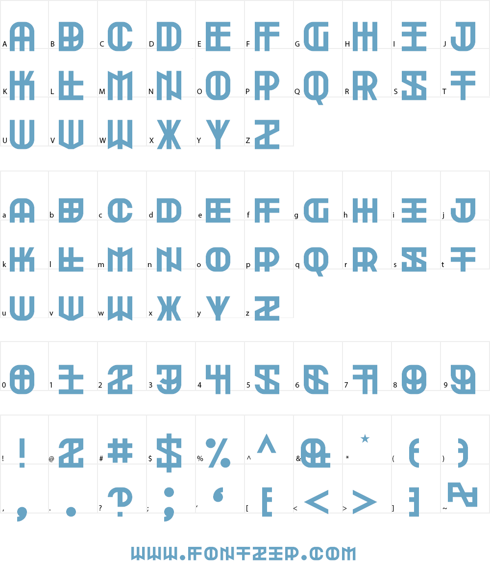 Skaldsong Font Character