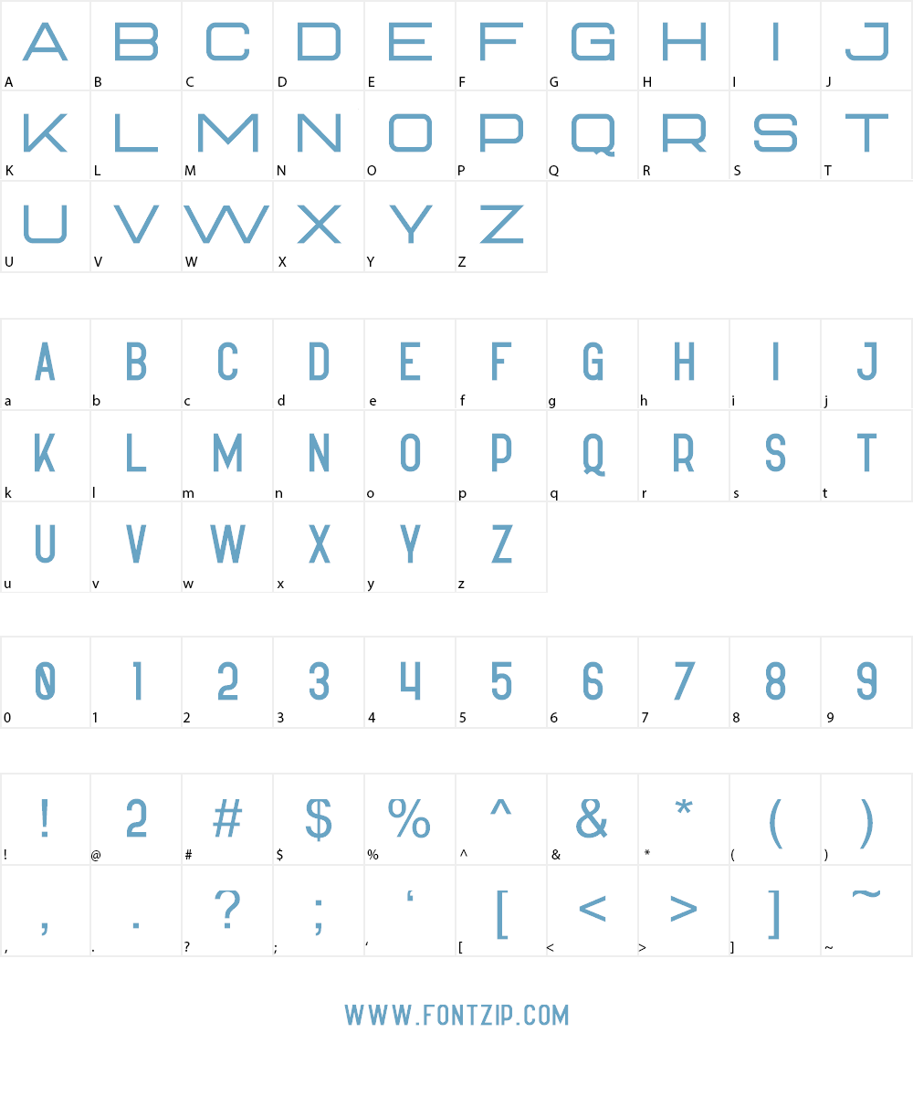 Hippo Font Character