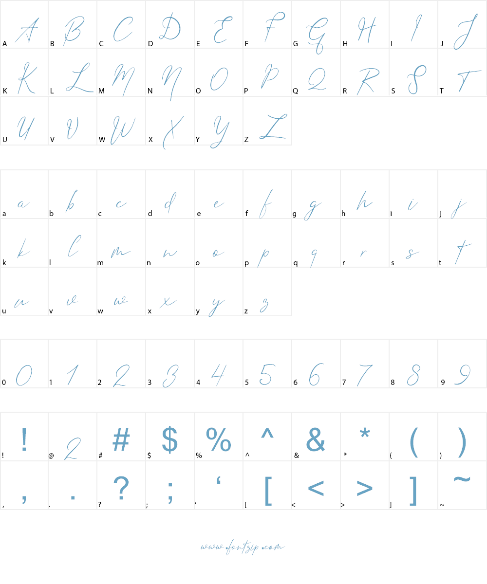 Searchlight Font Character