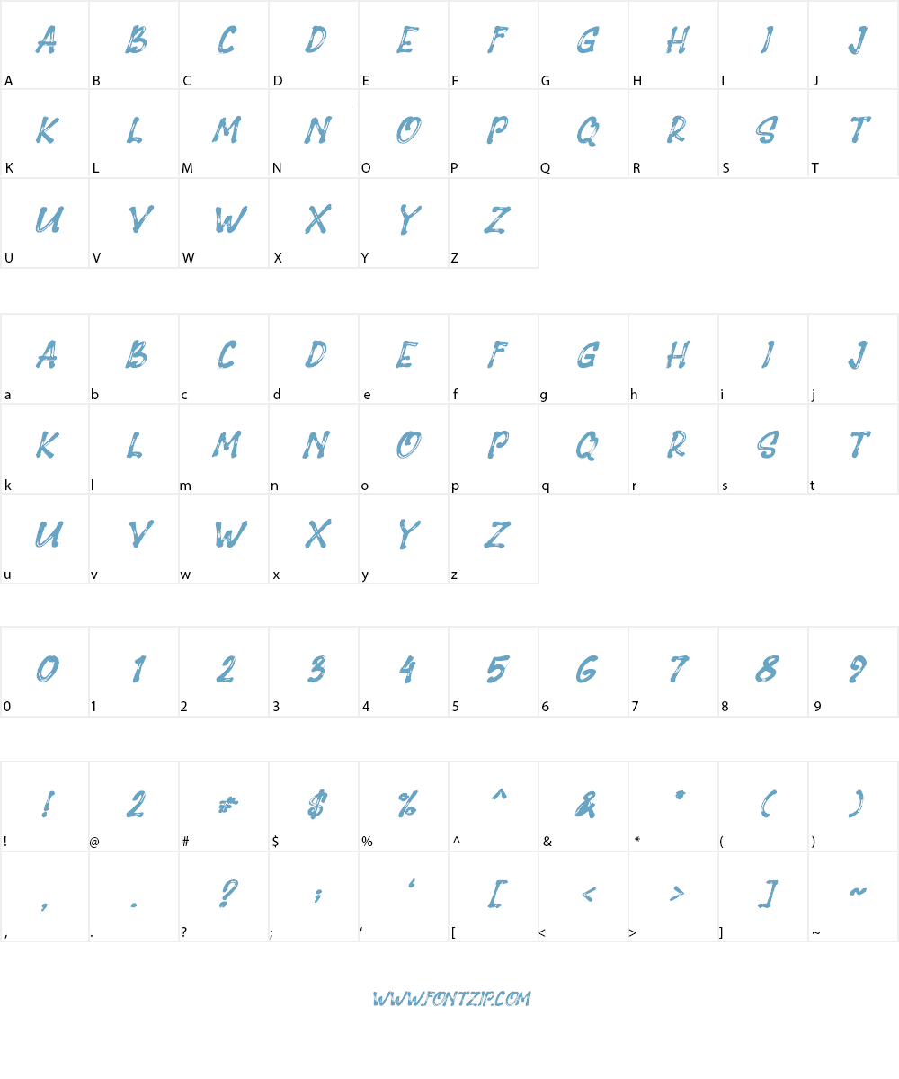 Sensaka Font Character