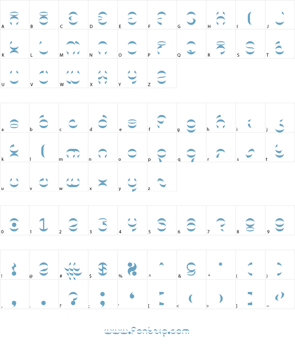 Coeurl Font Character