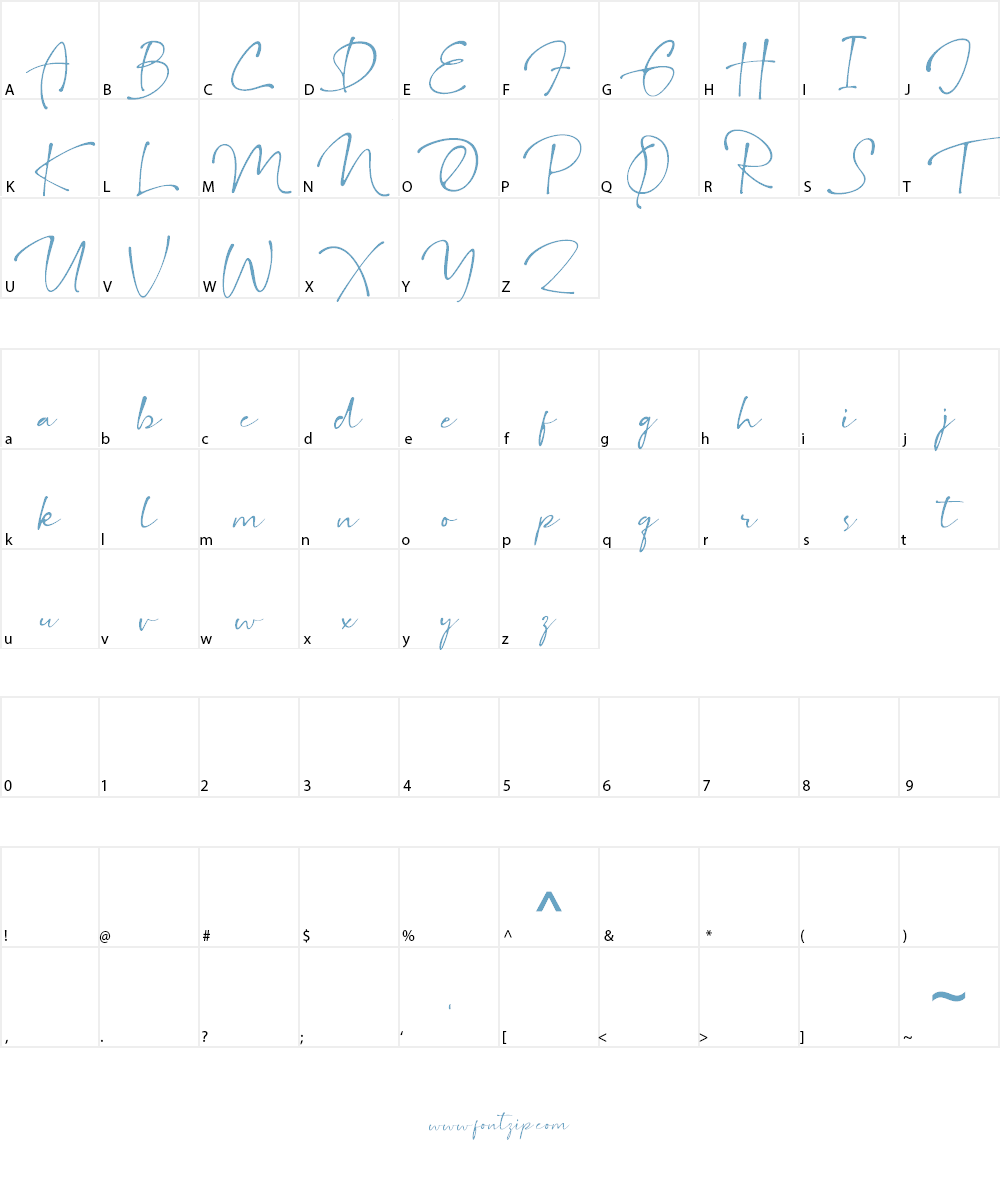 Gallatone Font Character