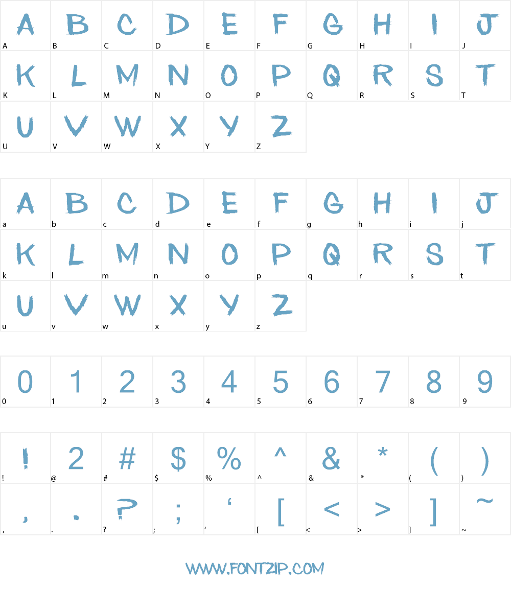 Among Dead Priest Font Character