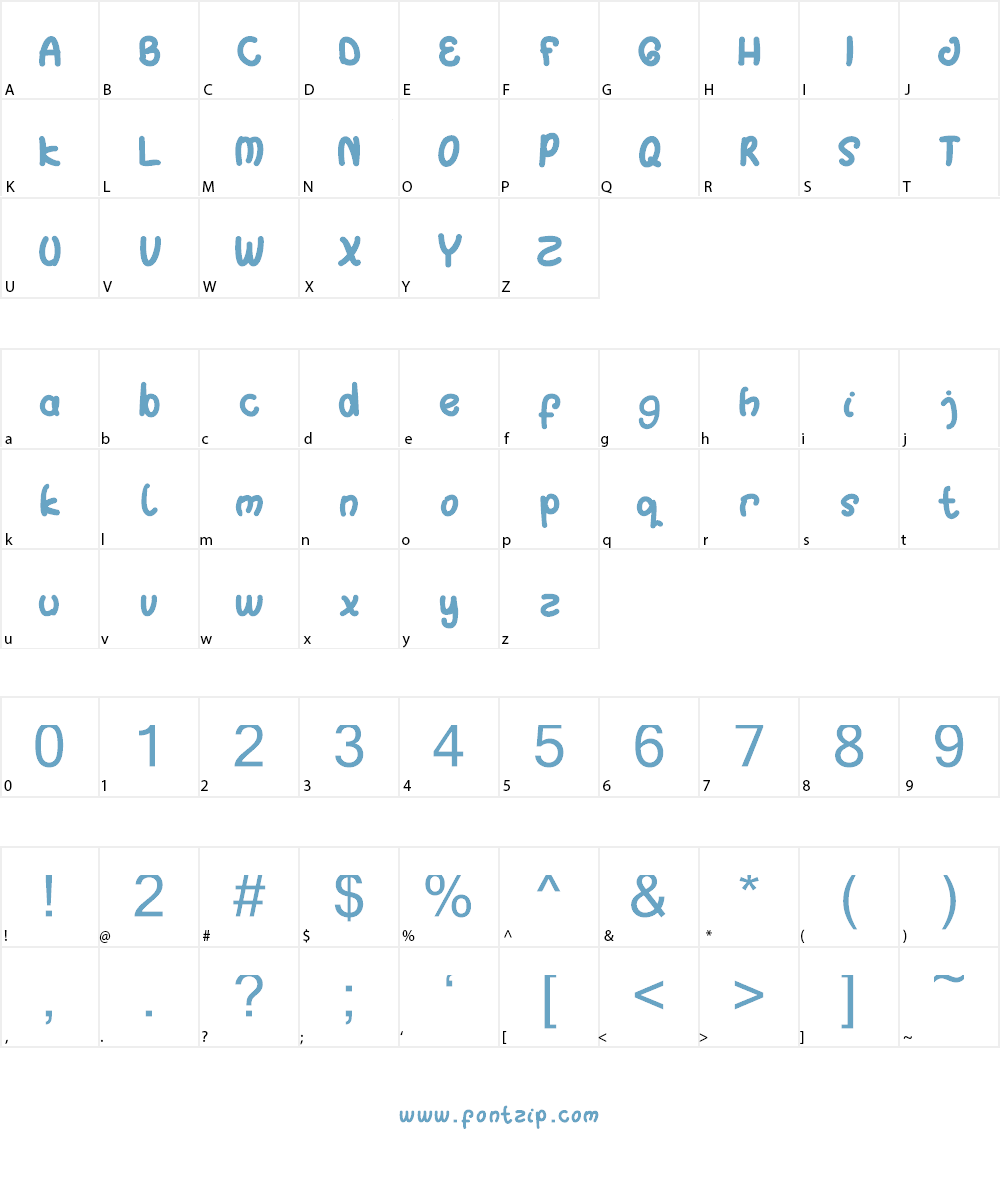 Singo Font Character