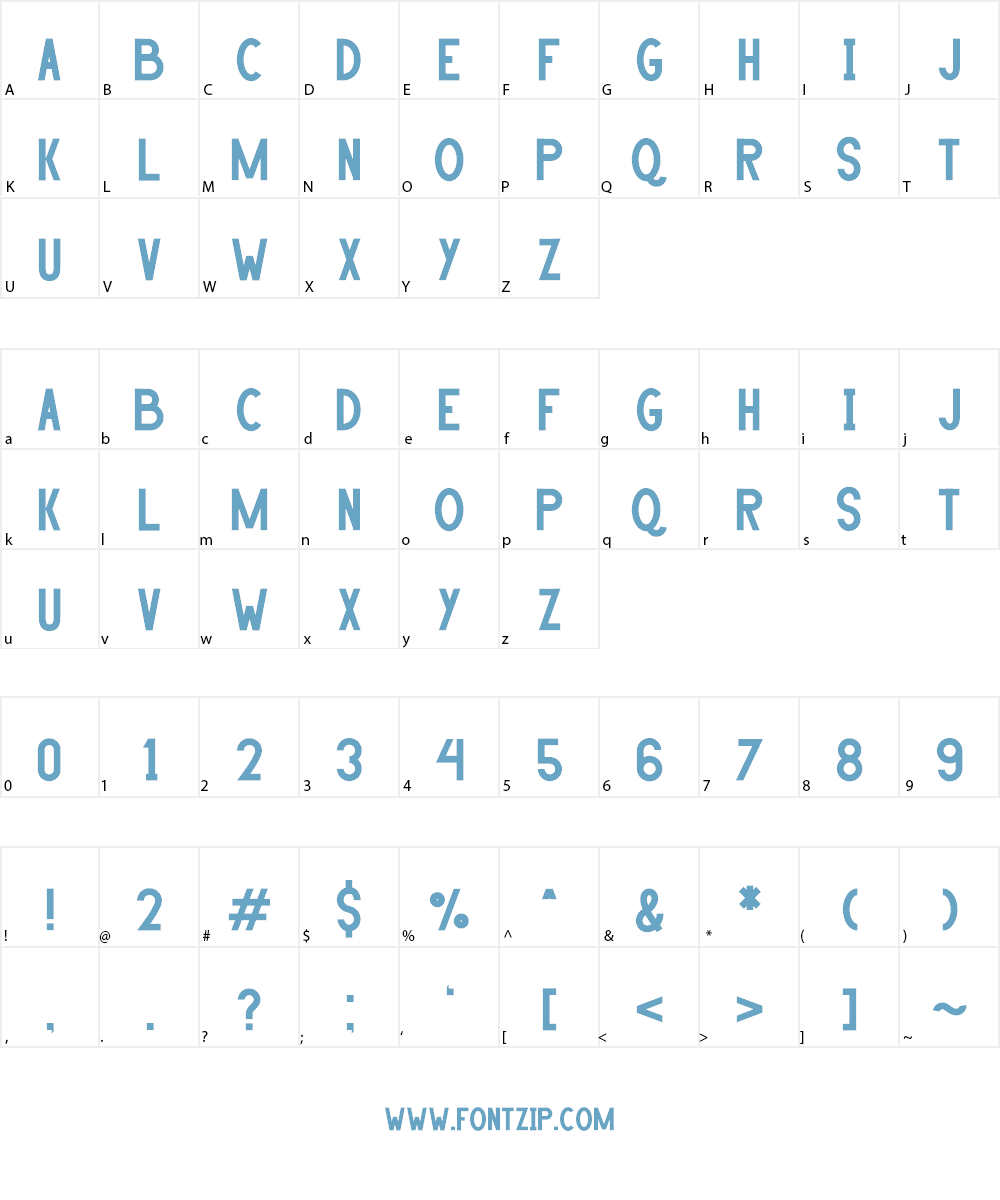 HANDA Font Character