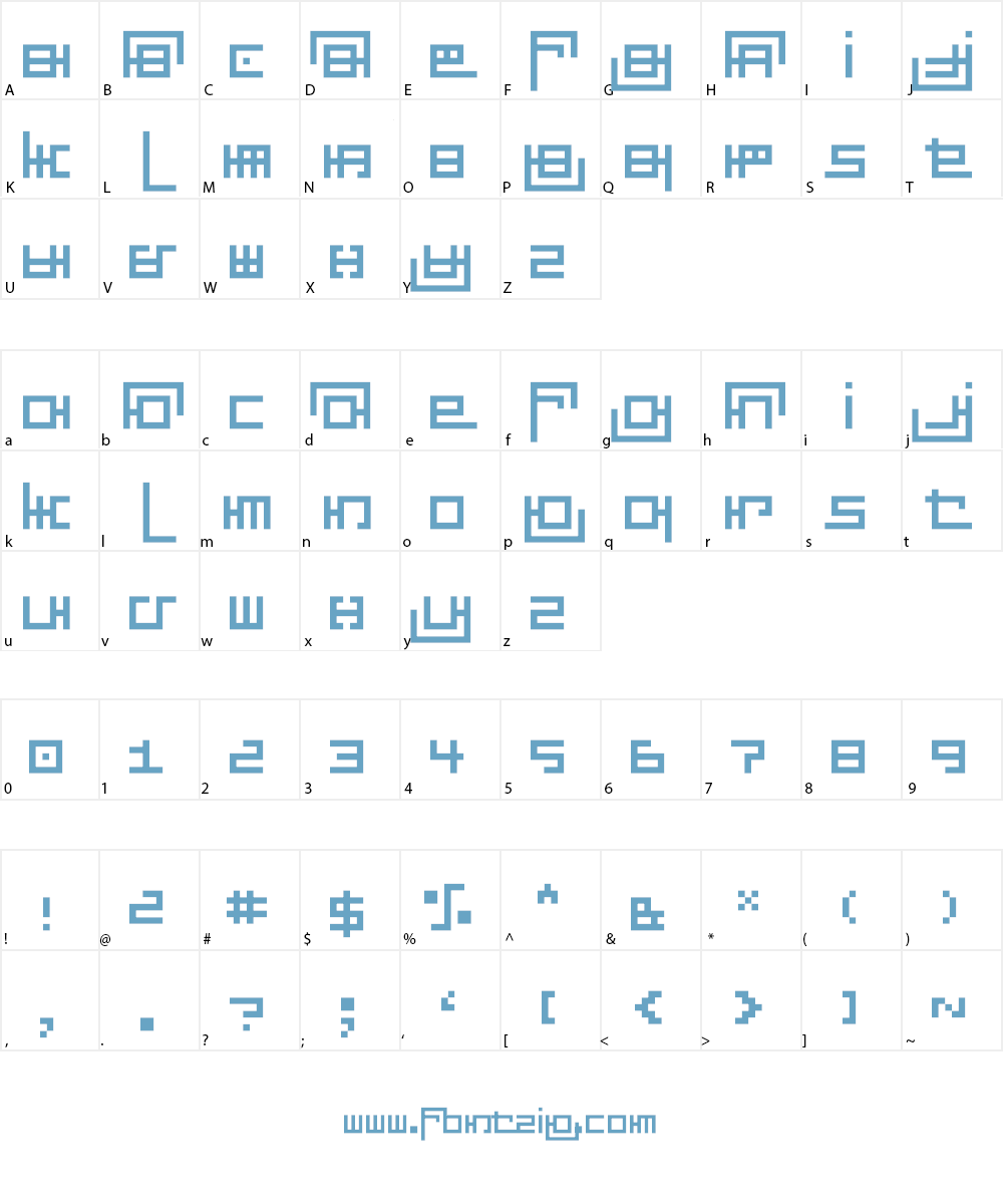 Esperhand Font Character