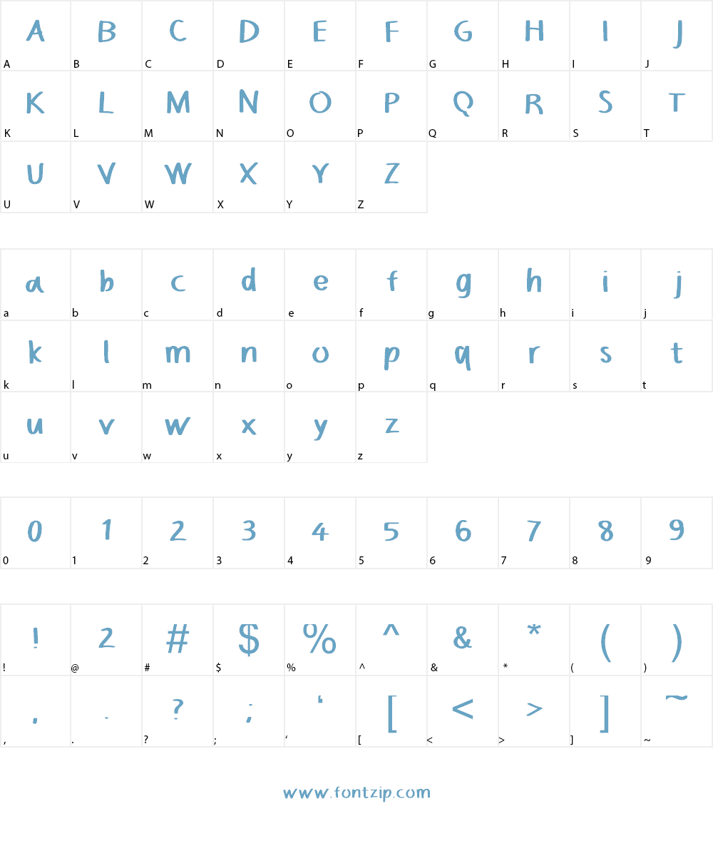 Justforfunfont Font Character