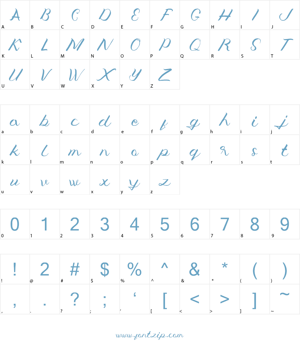 Jengmudy Font Character