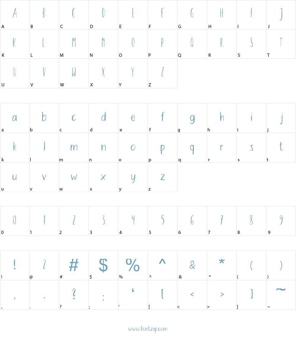 Peaches For Breakfast Font Character