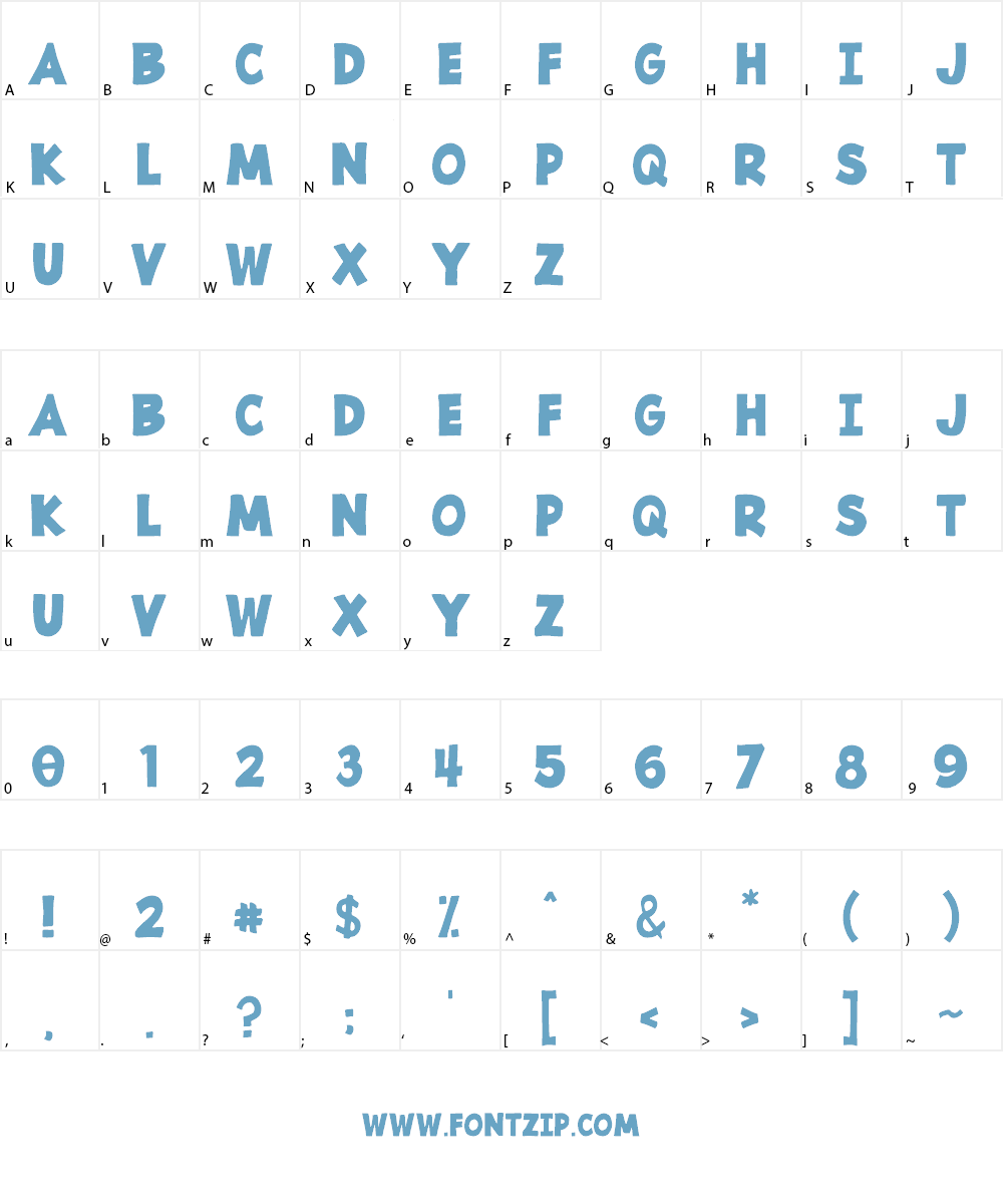 Sayfull Font Character