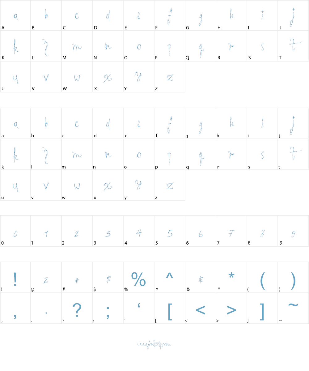 PenWar Font Character