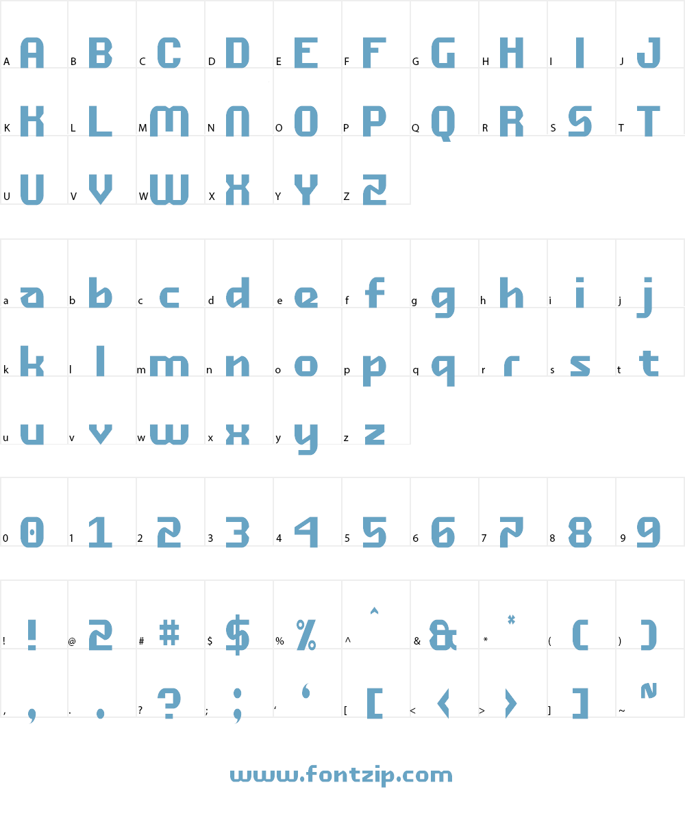 Madhouse Font Character