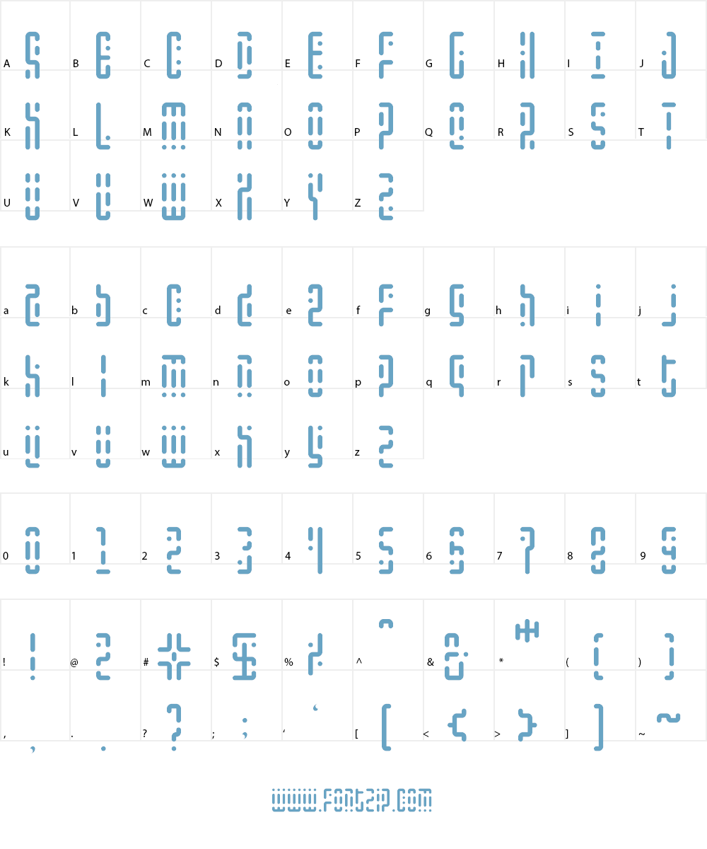 Madrona Font Character