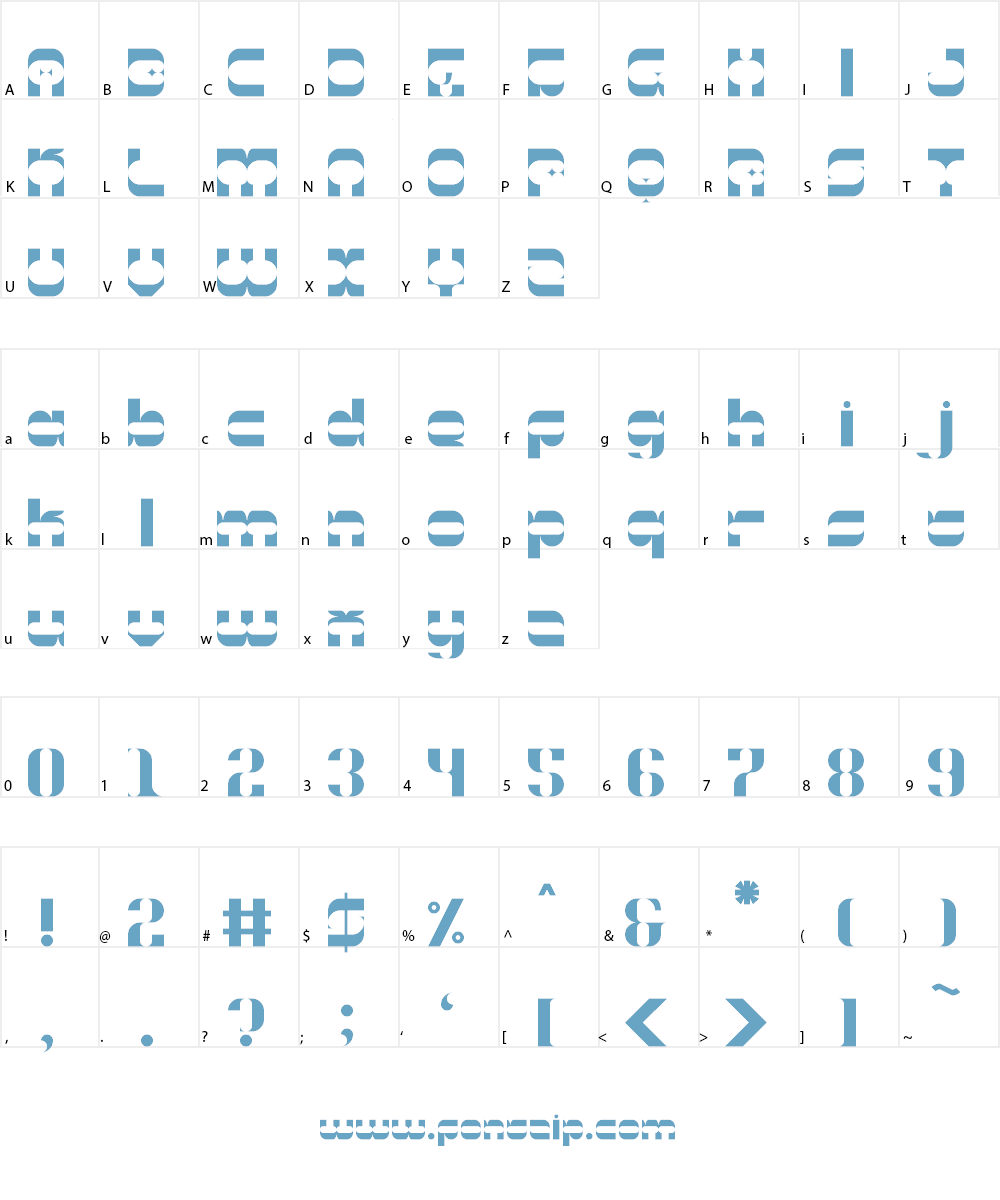Lasagna Cowboy Font Character