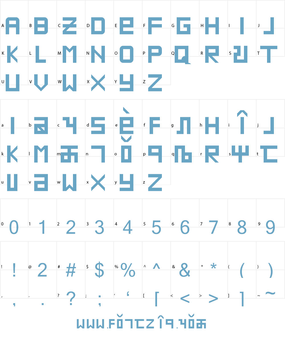 SEMI HINGLISH ANN Font Character