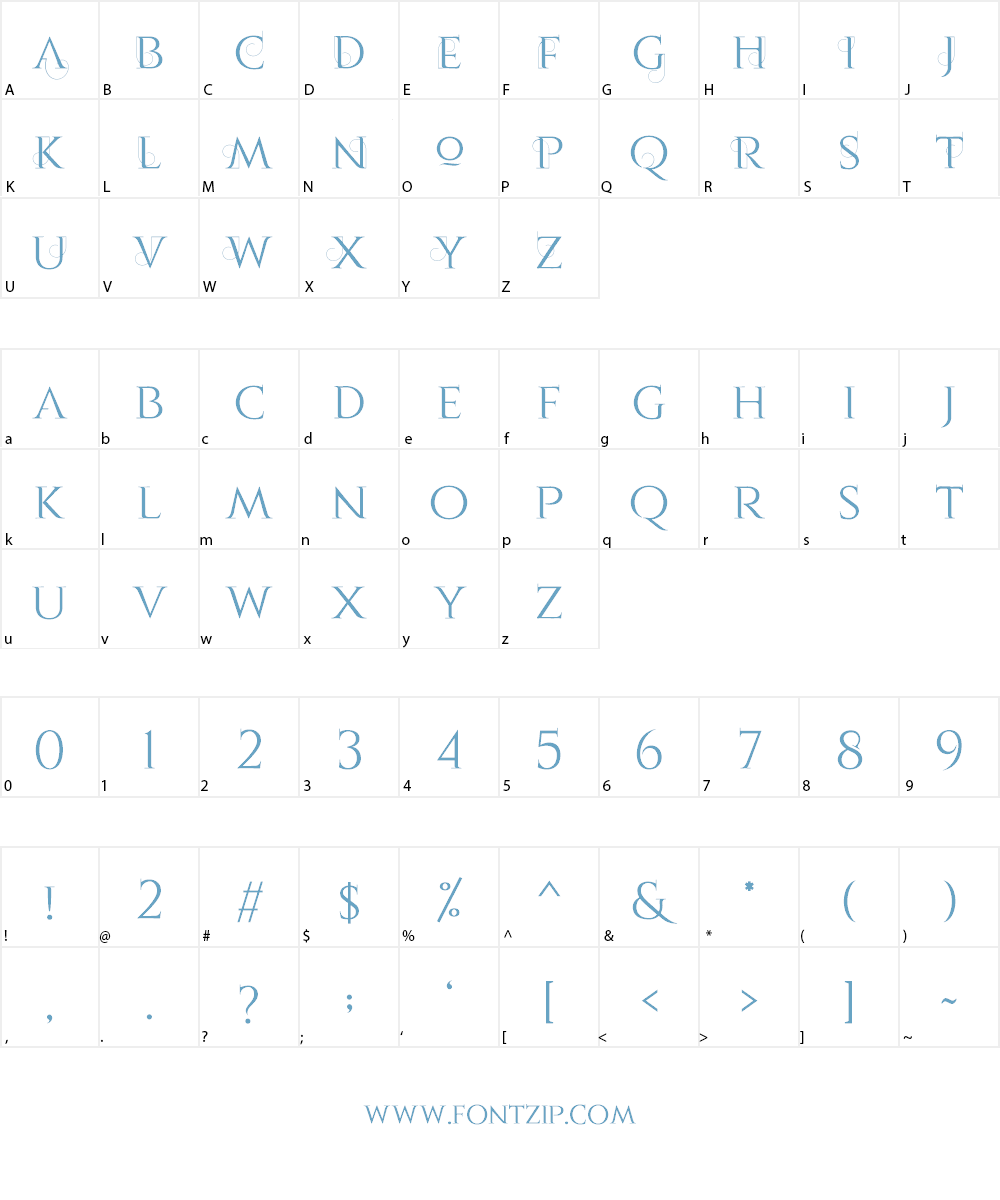 Volloa Personal Use Font Character
