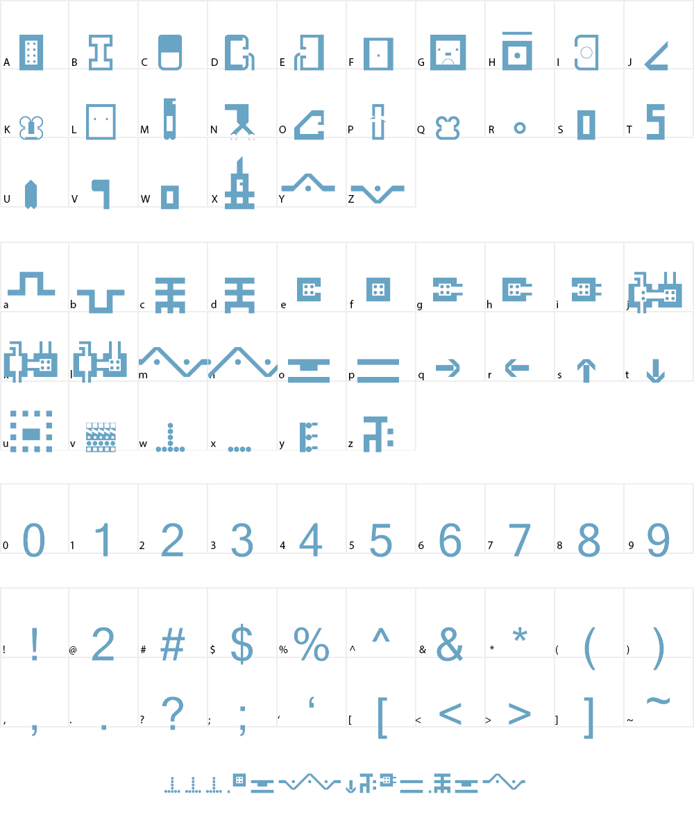 anatomy Font Character