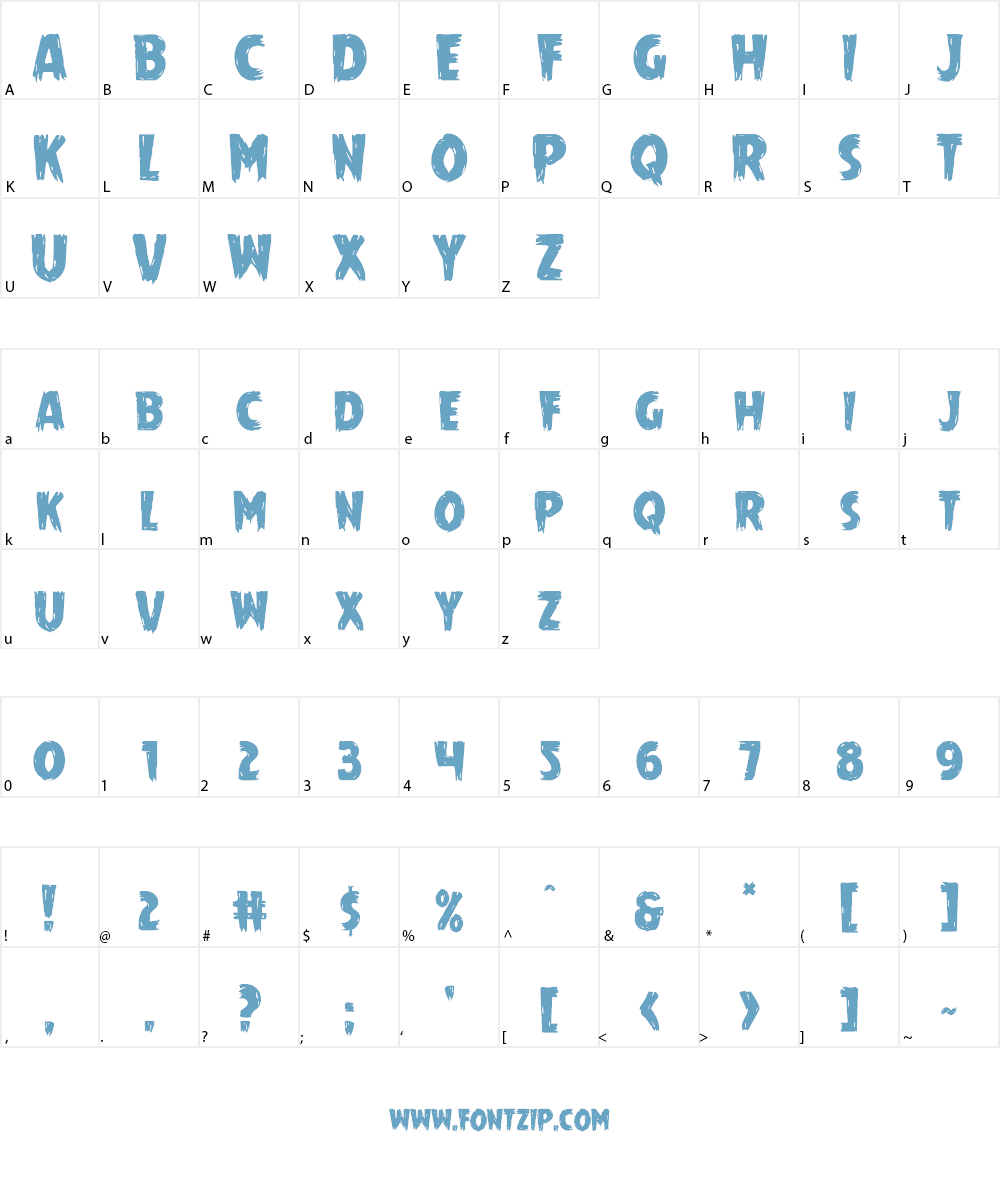 Mrs. Monster Font Character