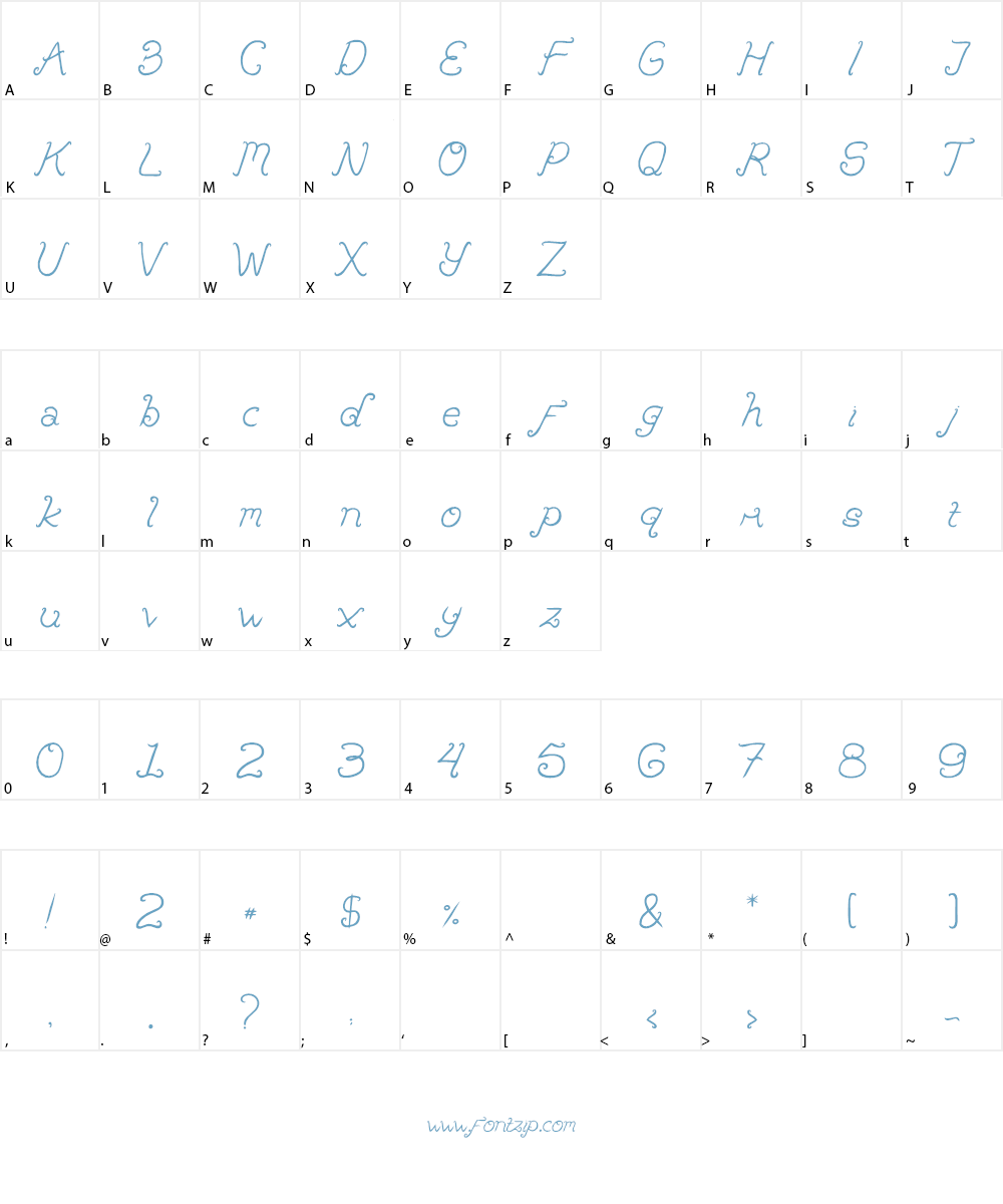 Brandalls Font Character