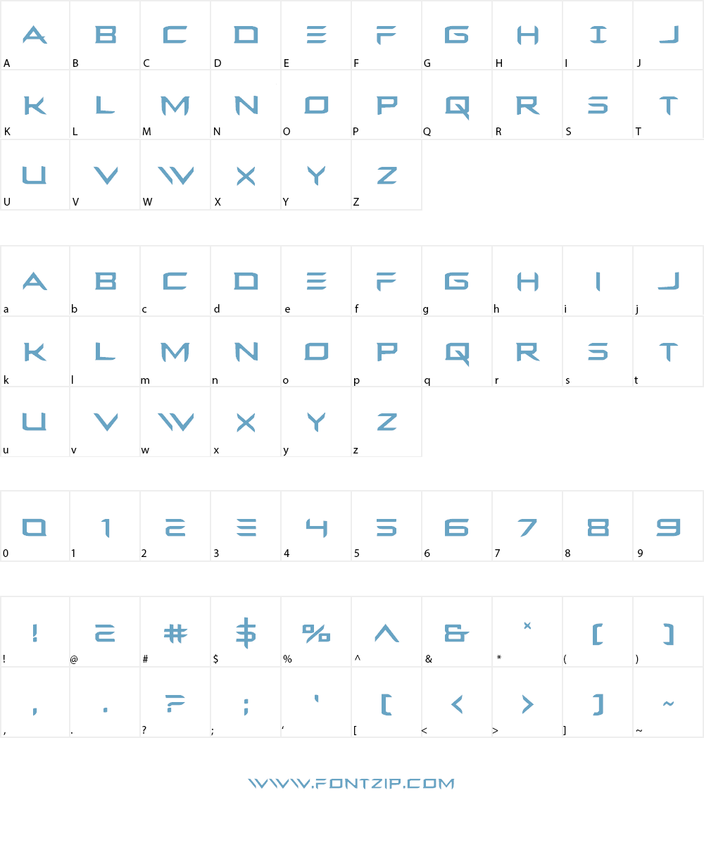 Ferret Face Font Character