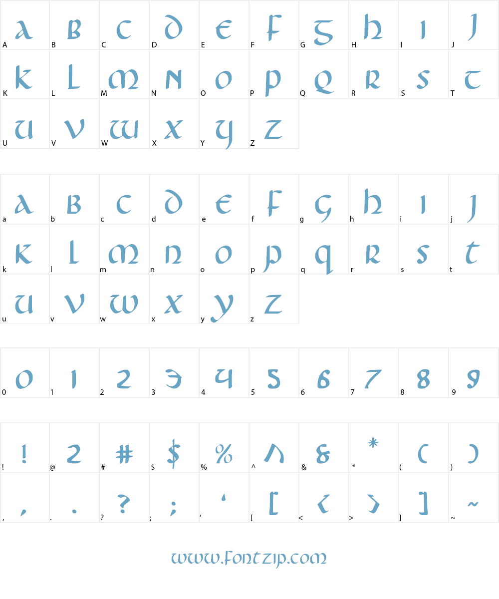 Foucault Font Character