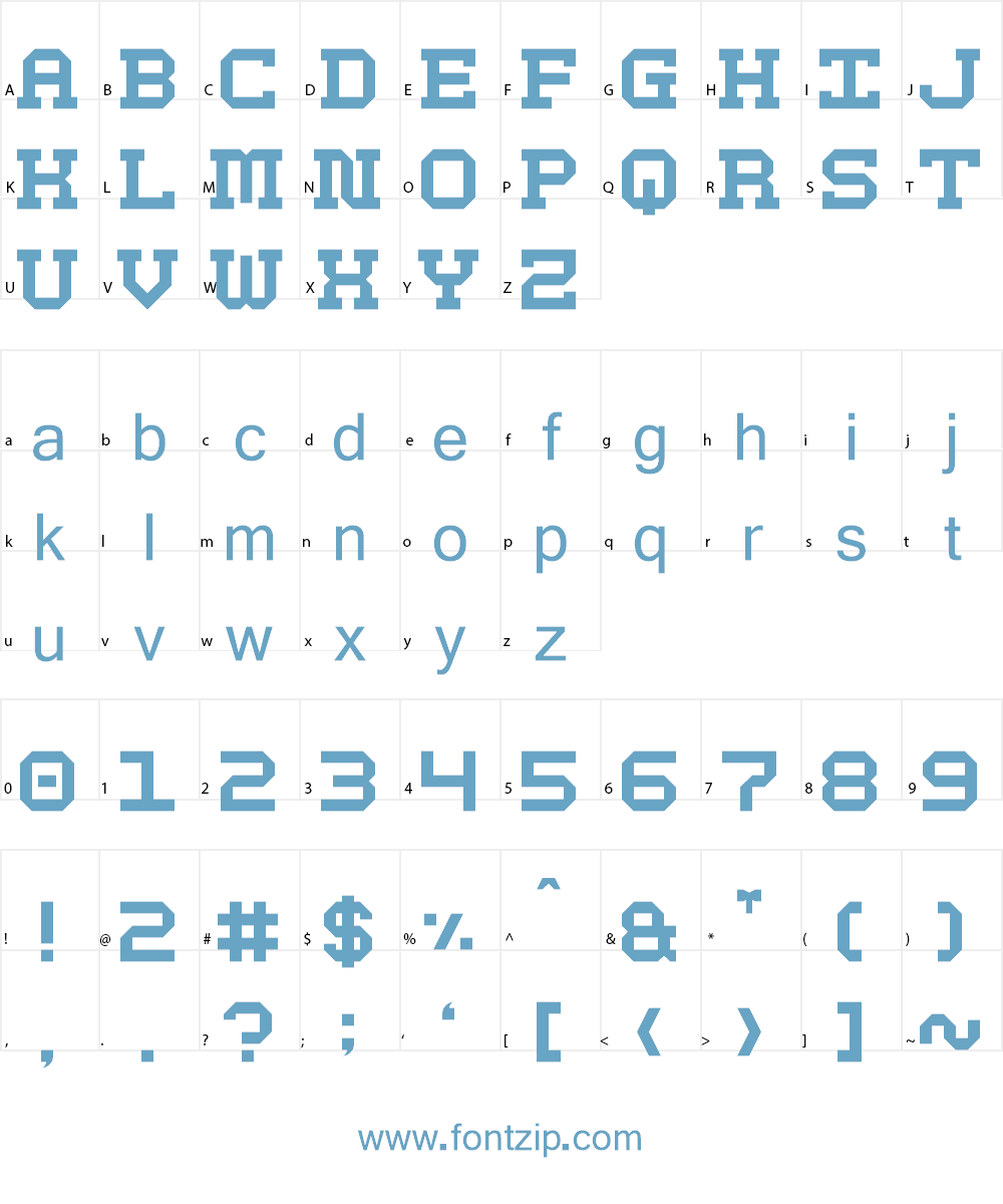 Hammermart Font Character