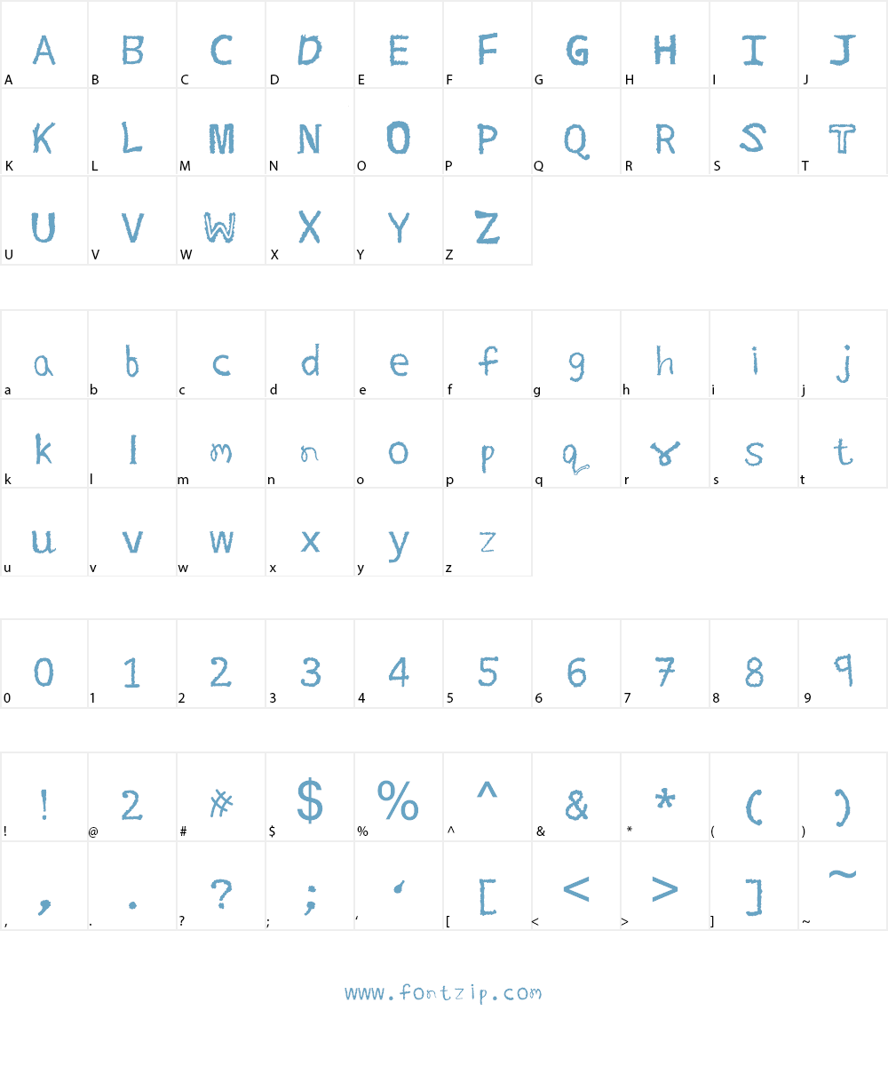 ScrambleFont Font Character